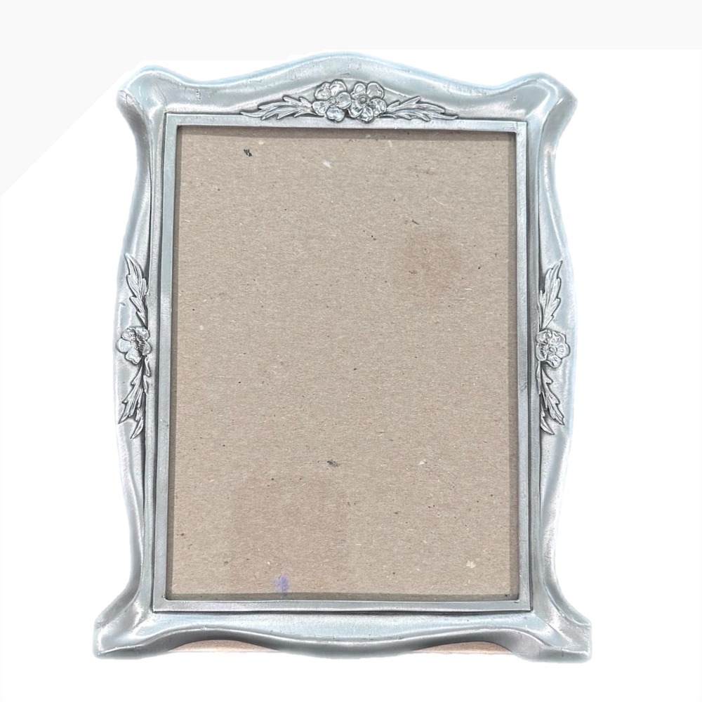 Vintage 1987 Seagull Solid Pewter 5x7 Picture Frame Floral Etain Zinn  Canada